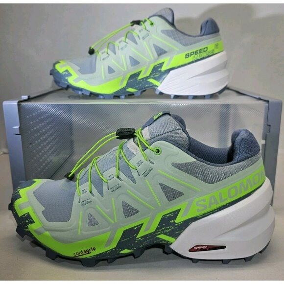 Salomon Women's Ortholite Speedcross 6W Trail Running Sneakers Size 8 - Picture 1 of 16